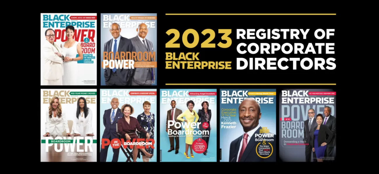 By 2023, there will be less progress in increasing Black representation in boardrooms due to a backlash against diversity, equity, and inclusion efforts.