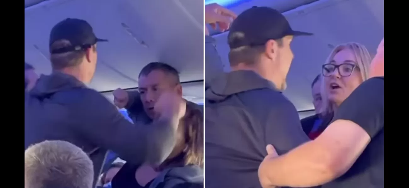 Passengers on plane get into physical altercation in the middle of flight.