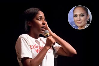 Ayo Edebiri apologized to Jennifer Lopez after making fun of her career, becoming emotional during the apology.
