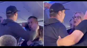 Passengers on plane get into physical altercation in the middle of flight.