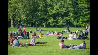 UK weather to reach temperatures higher than popular Greek holiday destination Corfu due to influx of warm air from subtropical regions.