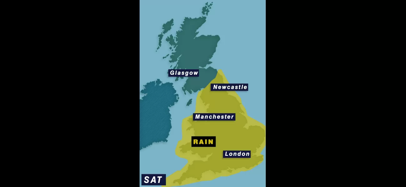 Severe downpours expected to hit UK all weekend long.