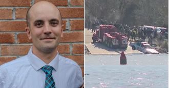 Dead woman in river inside police car, last call by cop was eerie.