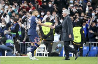 Real Madrid manager Carlo Ancelotti responds to Kylian Mbappe's potential transfer in a public statement.