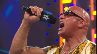 Dwayne Johnson criticizes WWE fans in a harsh outburst.