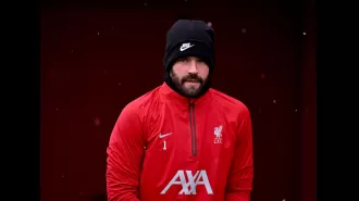 Klopp gives update on Alisson's injury and explains why he's not playing against Brentford for Liverpool.