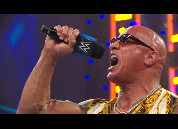 Dwayne Johnson criticizes WWE fans in a harsh outburst.