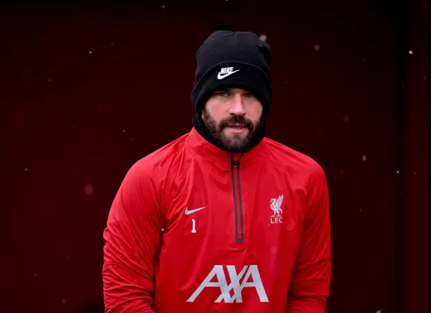 Klopp gives update on Alisson's injury and explains why he's not playing against Brentford for Liverpool.