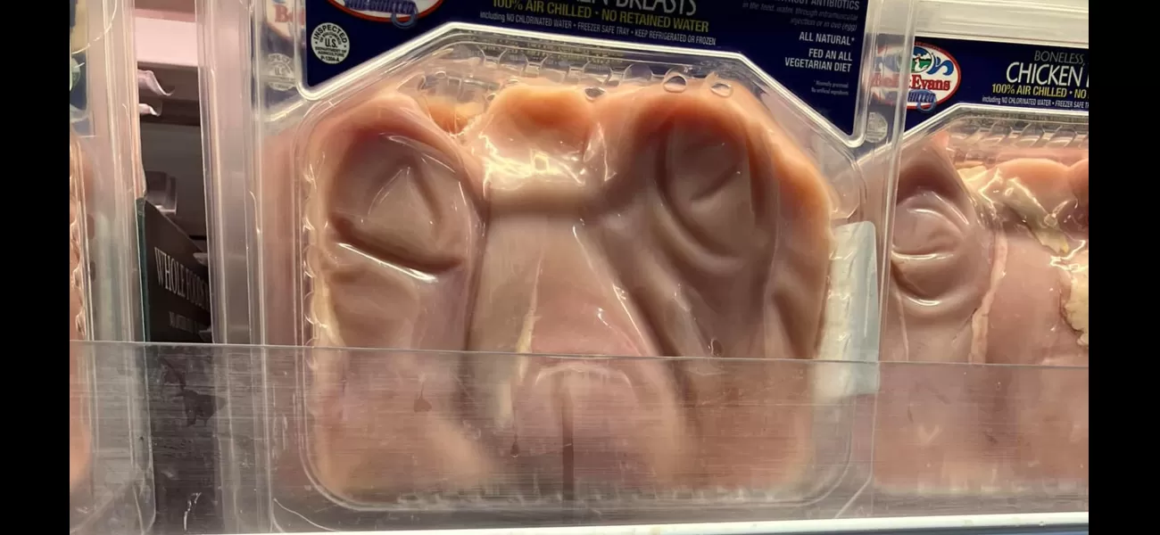 A customer believes this chicken package resembles ET.