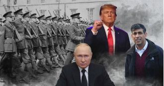 The article discusses the possibility of conscription in Britain and the history of avoiding military service during wars.