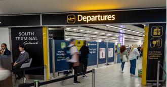 A person almost flew to Denmark without a passport or ticket and was detained.