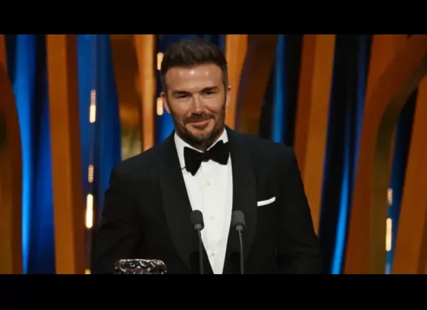 David Beckham's one word at the Baftas causes outrage among British people.