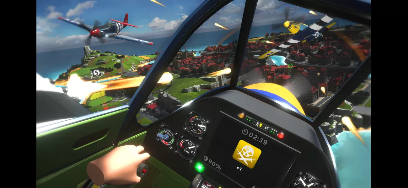 Ultrawings 2 is a fun flight simulator that takes a more lighthearted approach.