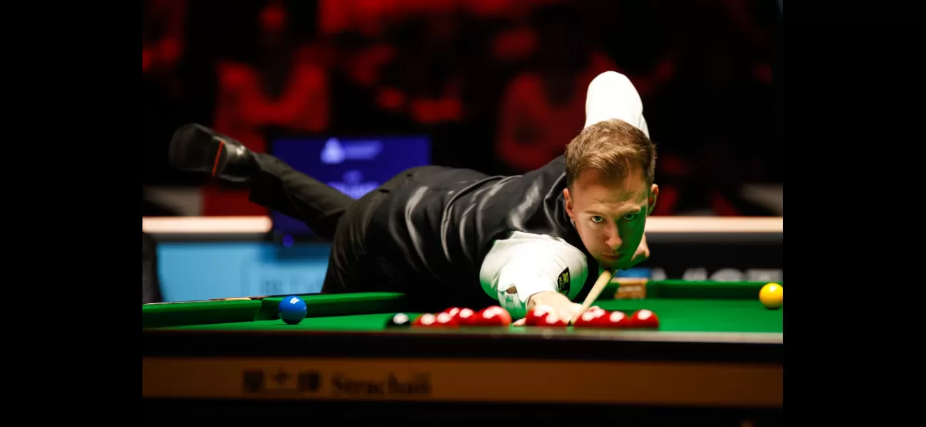 Snooker player Judd Trump taking short break, aiming for impressive end to season.