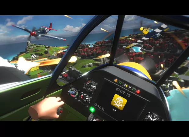 Ultrawings 2 is a fun flight simulator that takes a more lighthearted approach.