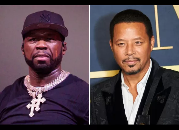 Rapper 50 Cent supports Terrence Howard's fight for better salary.