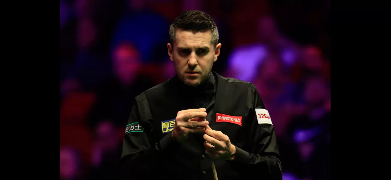 Mark Selby believes Ronnie O'Sullivan's dominant performance will help him break a bad habit.