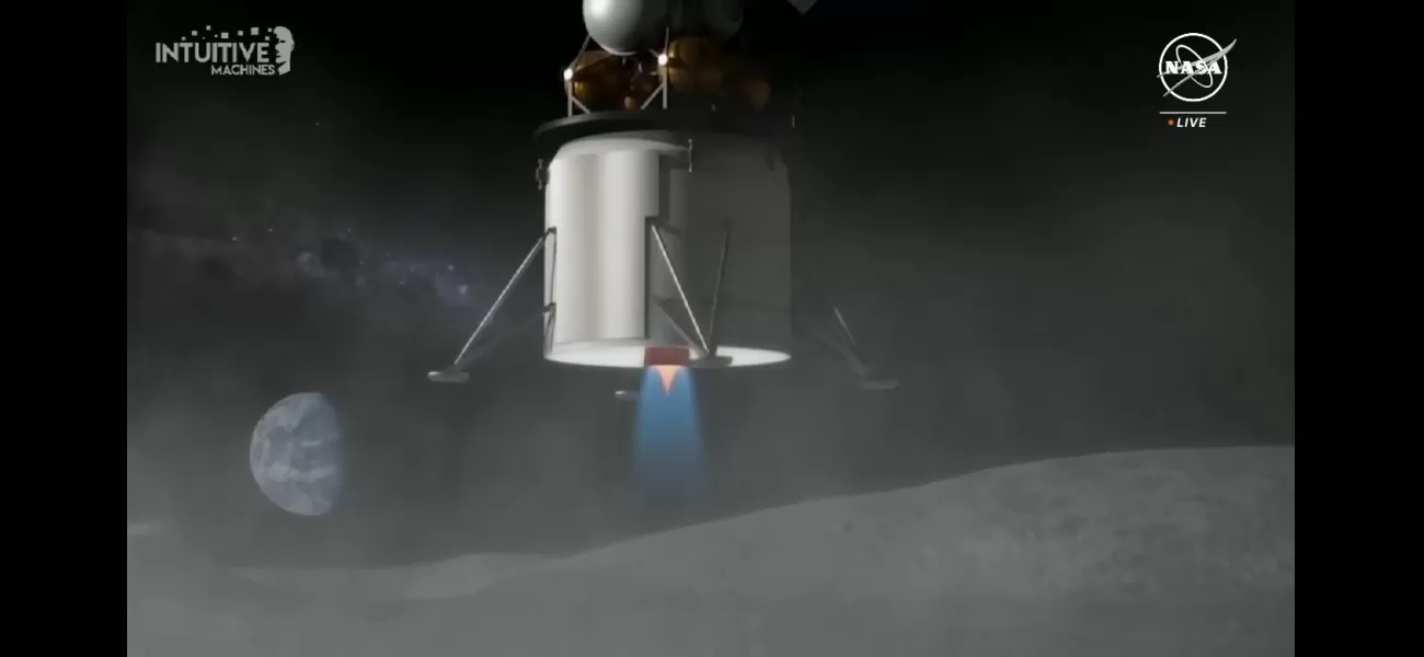 The moon has been reached by the commercial spacecraft Odysseus for the first time.
