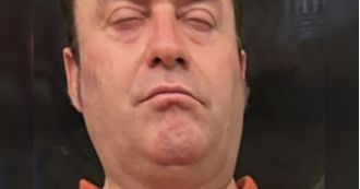 Creepy man on train flirting and masturbating in front of women.