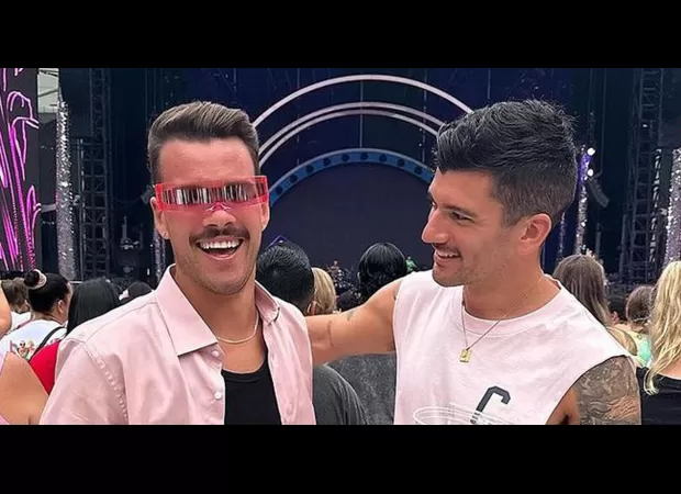 Police looking for missing TV host and partner following discovery of bloody clothes in dumpster.