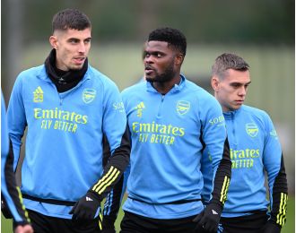 Arsenal's Thomas Partey prepares for match against Newcastle while dealing with Gabriel Jesus injury news.