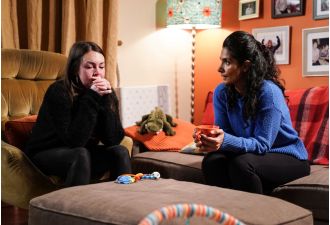 Suki Panesar warns Stacey Slater after murder confrontation on EastEnders.
