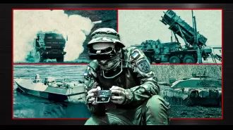 Ukraine's arsenal includes advanced weapons such as precision missiles, sea drones, and British tanks, all aimed at combating Putin.