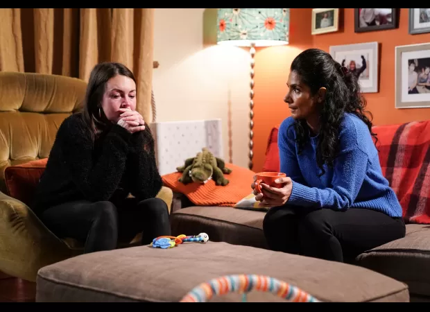 Suki Panesar warns Stacey Slater after murder confrontation on EastEnders.