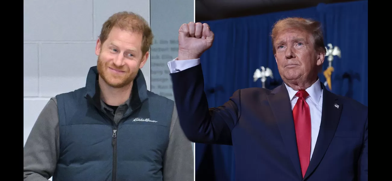 Trump criticizes Prince Harry for his criticisms of the Royal Family.