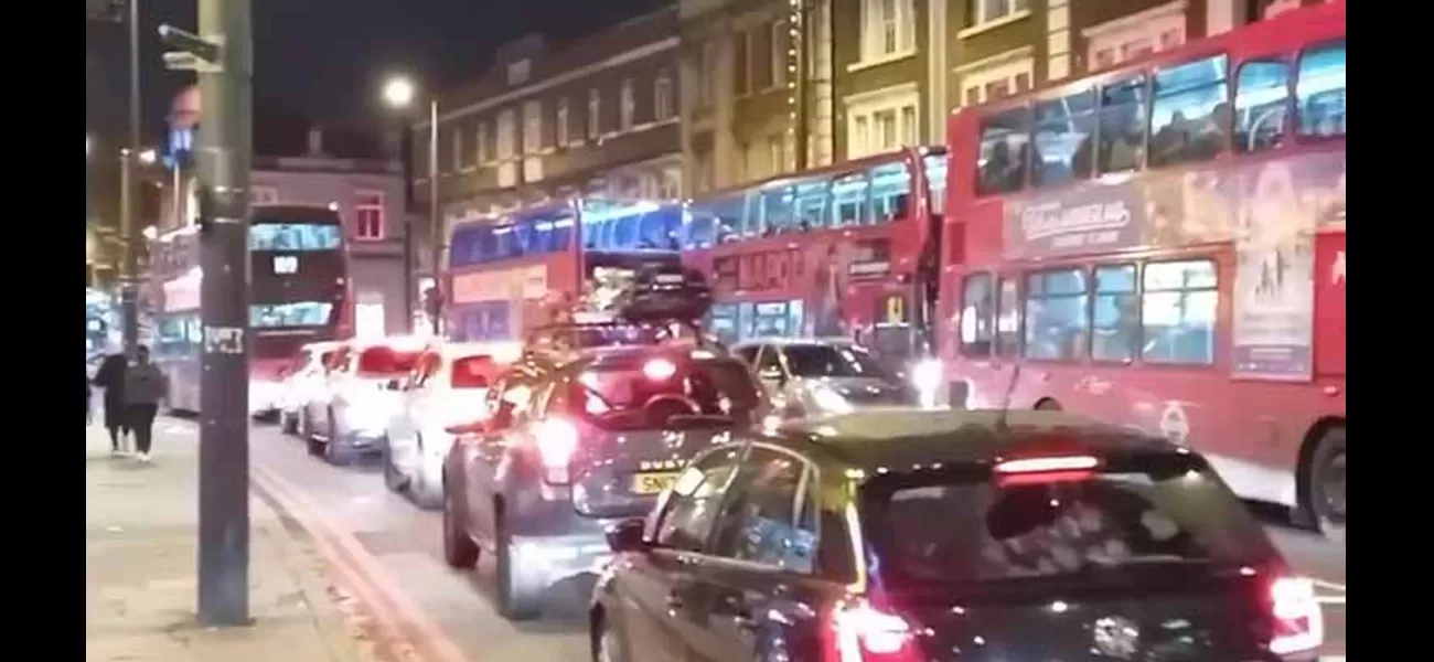 A two-hour journey for three miles on a London bus.