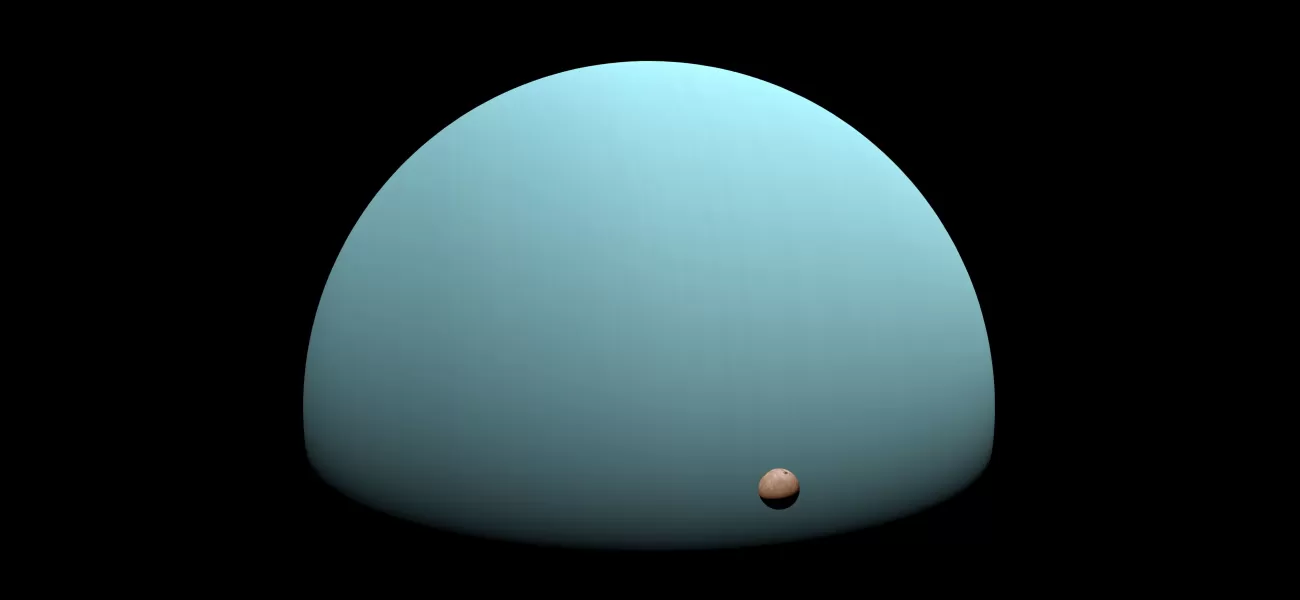 Uranus surprised us with an unusual moon display.