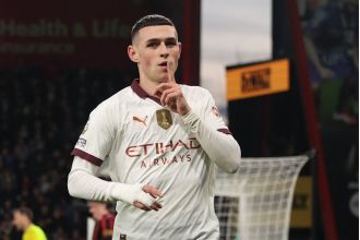 Guardiola praises Foden's performance, saying he is now a world-class player, following Manchester City's win against Bournemouth.