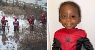 Police caution canoeing vigilantes to avoid area as they continue searching for missing 2-year-old boy in river.