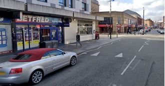 Woman attacked and injured in fight outside gambling establishment.