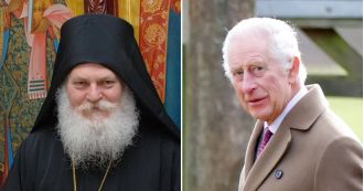 A Greek monk is offering advice to King Charles following a cancer diagnosis.