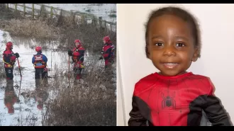 Police caution canoeing vigilantes to avoid area as they continue searching for missing 2-year-old boy in river.