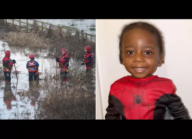 Police caution canoeing vigilantes to avoid area as they continue searching for missing 2-year-old boy in river.