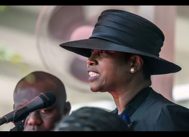 The wife of Haiti's murdered president is being accused of involvement in his assassination.