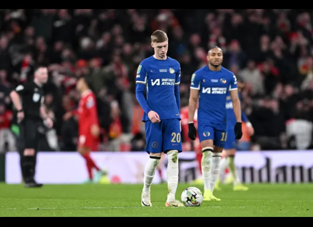 After losing the Carabao Cup final, Manchester City takes a jab at a Chelsea player.
