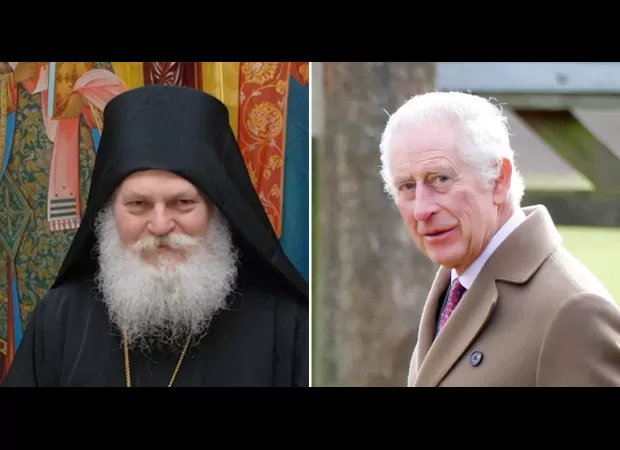 A Greek monk is offering advice to King Charles following a cancer diagnosis.