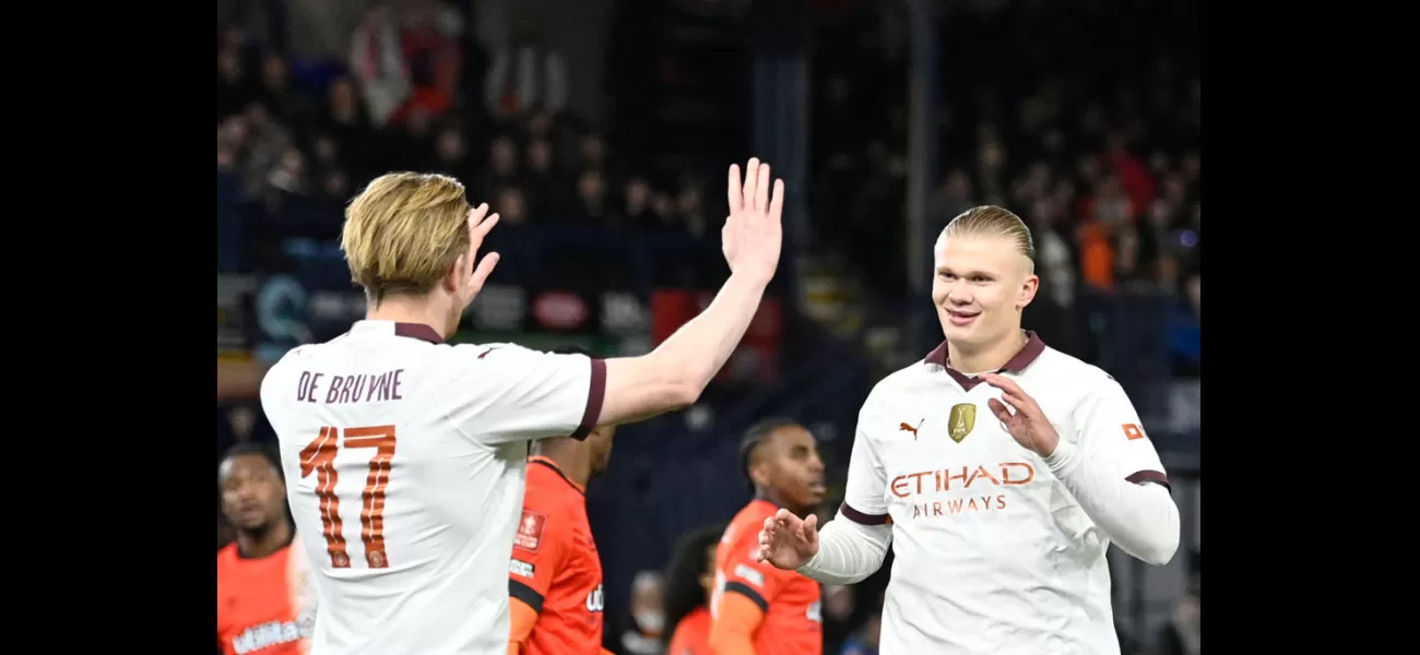 Erling Haaland sends a strong message to Man City's competitors for the Premier League title.