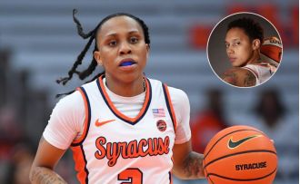 Dyaisha Fair from Syracuse Women's Basketball team beats Brittney Griner's record on NCAA's all-time scoring list.