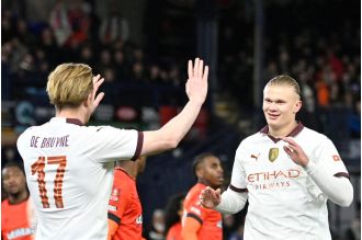 Erling Haaland sends a strong message to Man City's competitors for the Premier League title.
