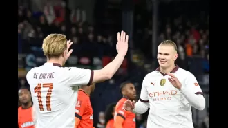 Erling Haaland sends a strong message to Man City's competitors for the Premier League title.