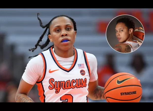 Dyaisha Fair from Syracuse Women's Basketball team beats Brittney Griner's record on NCAA's all-time scoring list.