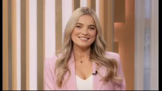 TV presenter Siân Welby reveals on live television that she is expecting her first baby.