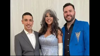 Mother of the groom wears extravagant outfit to wedding with a dress code meant to outshine the bride.