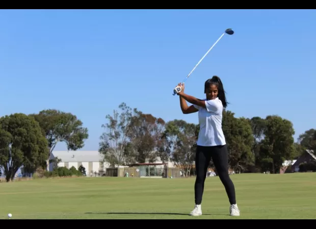 First African American Woman Golfer at Texas A&M Discovers Her Swing