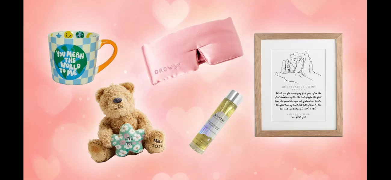 Great gifts for new moms on Mother's Day - find something special and one-of-a-kind to show your love and appreciation.