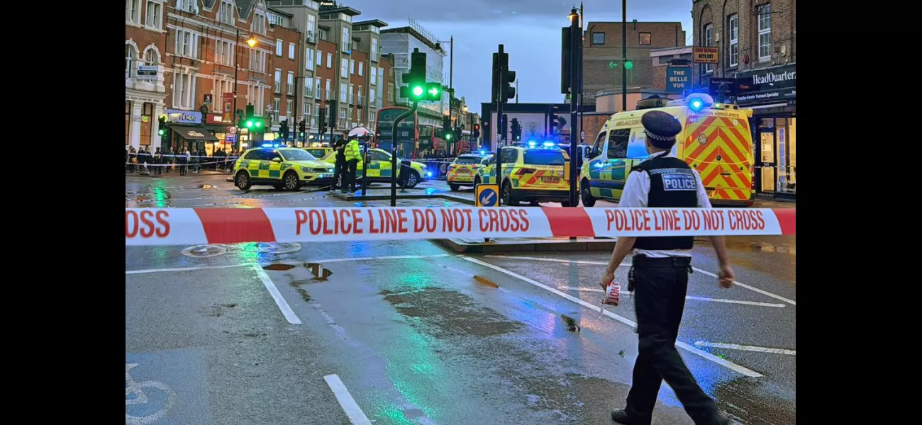 Assailants riding moped shoot three people in Clapham Common.